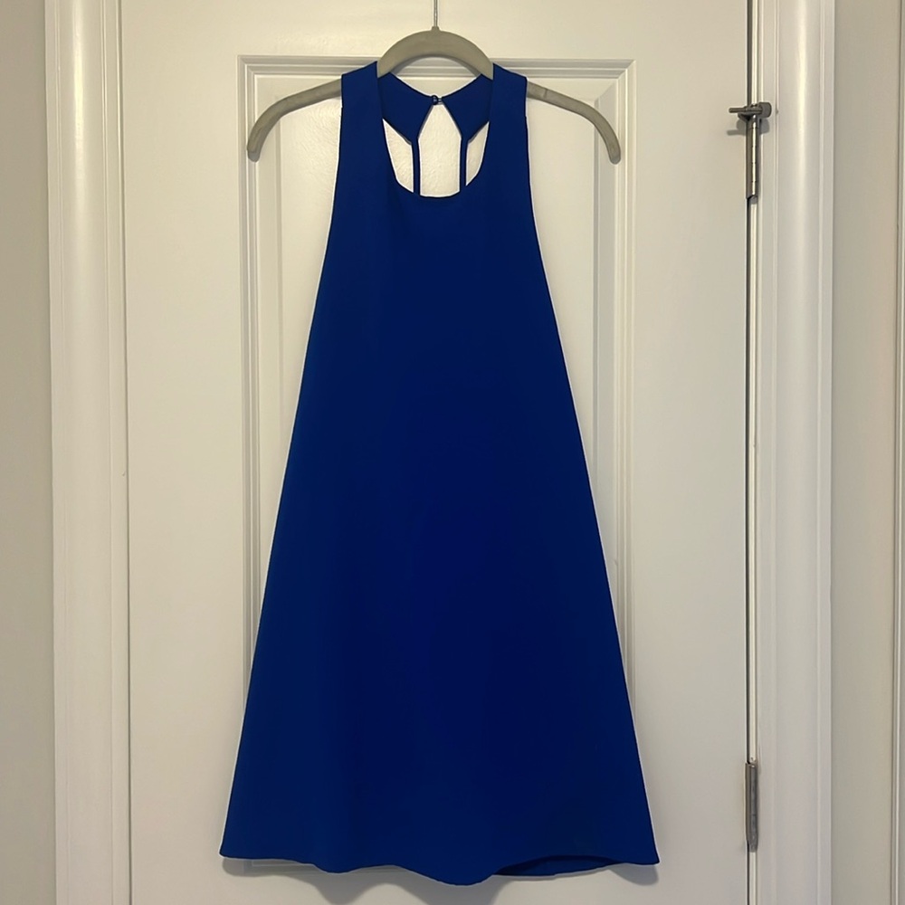 Royal blue cocktail dress